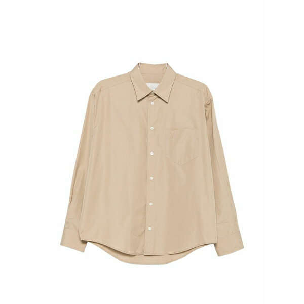 意中の女 メンズ プルオーバー トップス Ami de coeur chest-pocket shirt Neutrals