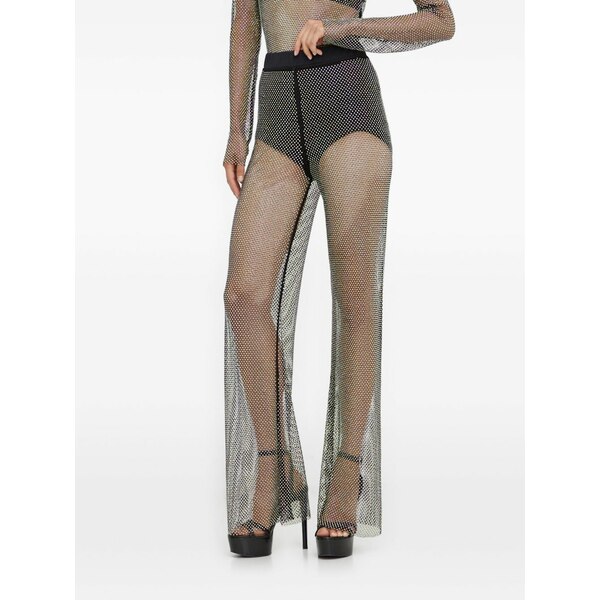 パトリツィア ペペ レディース カジュアルパンツ ボトムス Embellished trousers Black｜asty