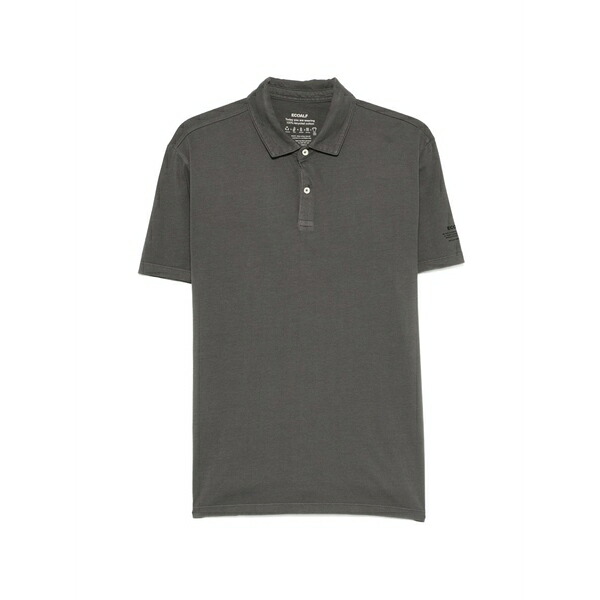 エコアルフ メンズ ポロシャツ トップス Button polo shirt Grey｜asty 16,485円