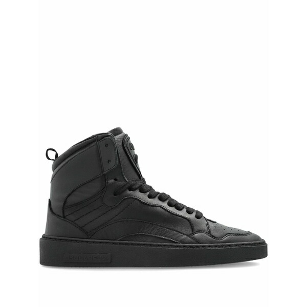 ディースクエアード レディース スニーカー シューズ High-top leather sneakers Black