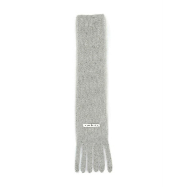アクネ ストゥディオズ メンズ 消音装置・袈裟・えり巻き 添え物 Fringed scarf Grey