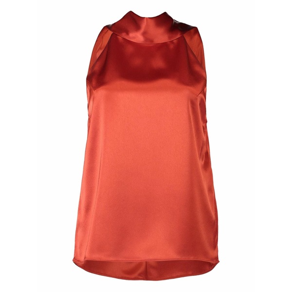 ガルバンロンドン レディース シャツ トップス Halter-neck bow-detail blouse Red｜asty 119,900円