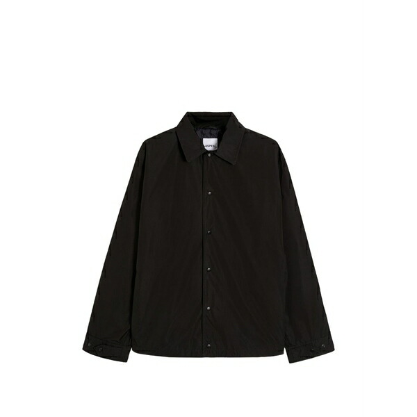 アスペジ メンズ ジャケット＆ブルゾン アウター Waterproof shirt jacket Black｜asty