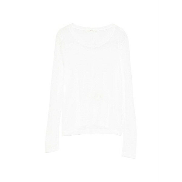 コー レディース プルオーバー トップス Long-sleeve round-neck top Neutrals