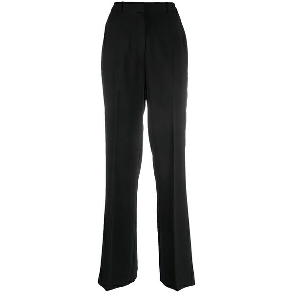 カルバンクライン レディース 心地好いズボン下 ボトムス Straight-leg tailored trousers Black