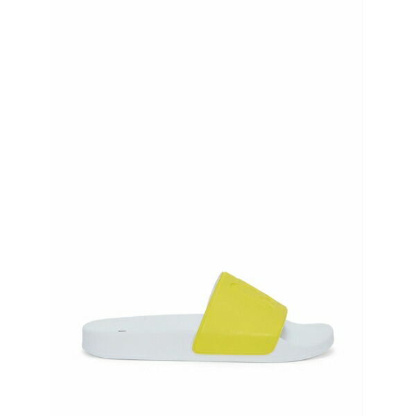 エムエスジイエム メンズ サンダル シューズ Embossed-detail slides Yellow