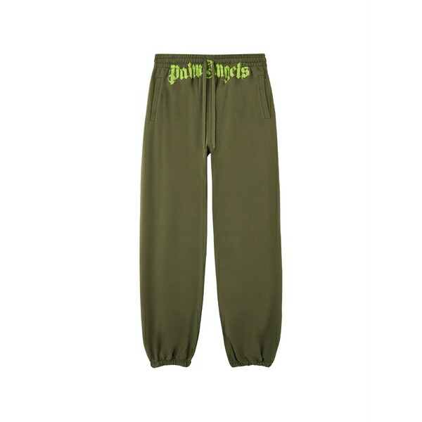 パーム・エンジェルス メンズ 心地好いズボン下 ボトムス Elasticated-waistband track pants  Green