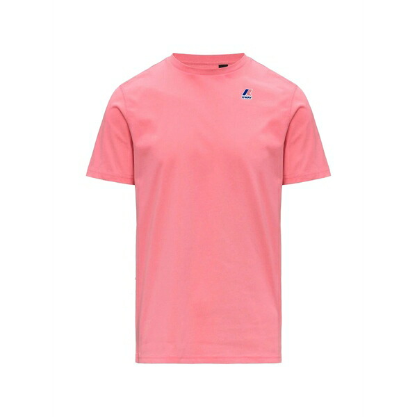 ケイ通い路 メンズ プルオーバー トップス Leonide logo t-shirt Pink