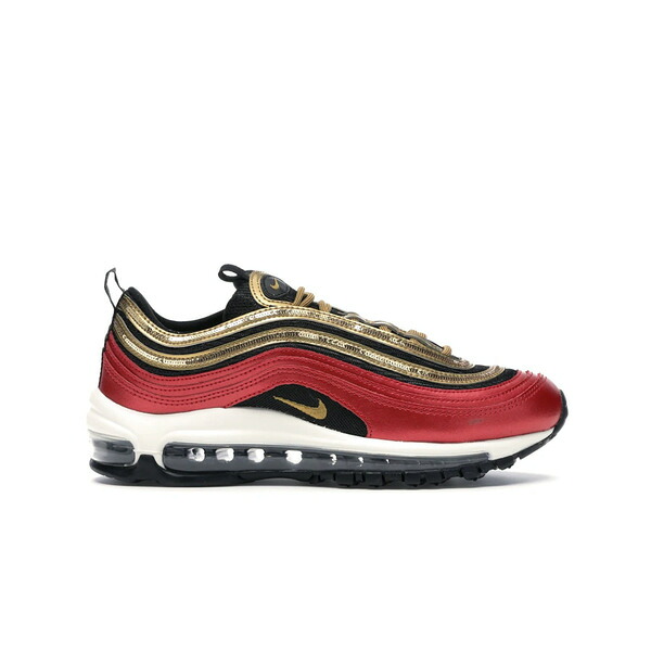 Nike ナイキ レディース スニーカー  【Nike Air Max 97 Red Gold Sequin (Women\u0027s)】  大きさ US_5.5(22.5糎) Gym Red/Metallic Gold-Black-White