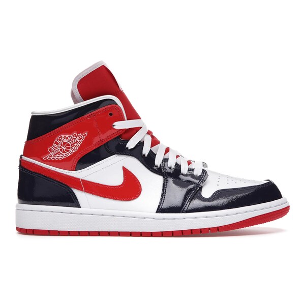 Jordan ジョーダン レディース スニーカー 【Jordan 1 Mid Champ Colors (Women's)】 サイズ US_7.5(24.5cm) Midnight Navy/University Red｜asty