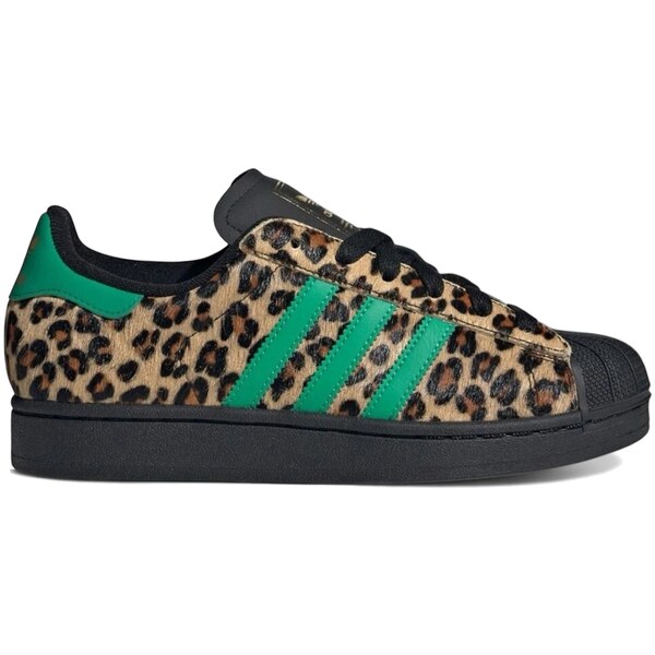 adidas アディダス レディース スニーカー  【adidas Superstar Black Green Leopard (Women\u0027s)】  大きさ US_W_10.5 Core Black/Court Green/Gold Metallic