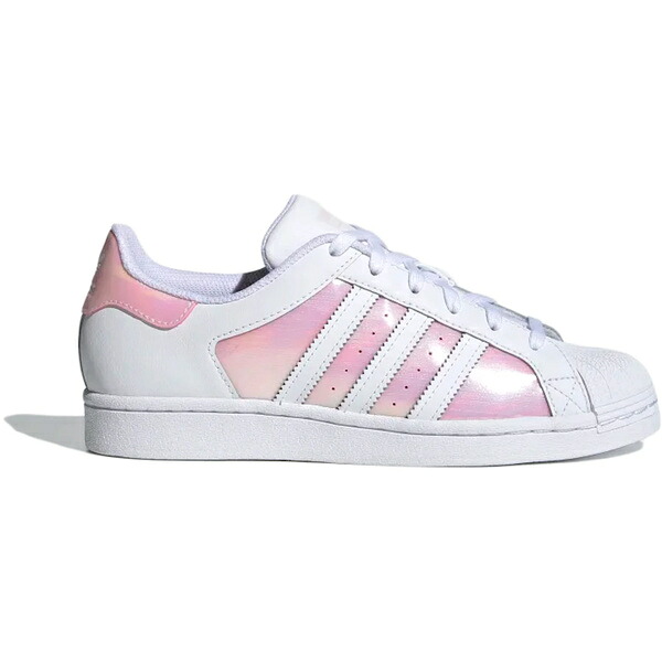 adidas アディダス レディース スニーカー 【adidas Superstar White Clear Pink (Women's)】 サイズ US_7(24.0cm) Cloud White/Cloud White/Clear Pink｜asty