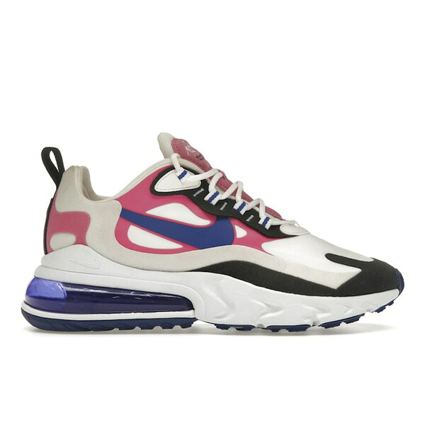 Nike ナイキ レディース スニーカー 【Nike Air Max 270 React Summit White (Women's)】 サイズ US_9.5(26.5cm) Black/Summit White/Hyper Blue/Cosmic Fuschia｜asty