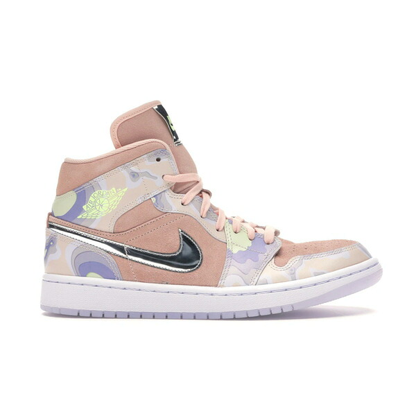 Jordan ジョーダン レディース スニーカー 【Jordan 1 Mid SE P(HER)SPECTIVE (Women's)】 サイズ US_8.5(25.5cm) Washed Coral/Chrome-Light Whistle|asty