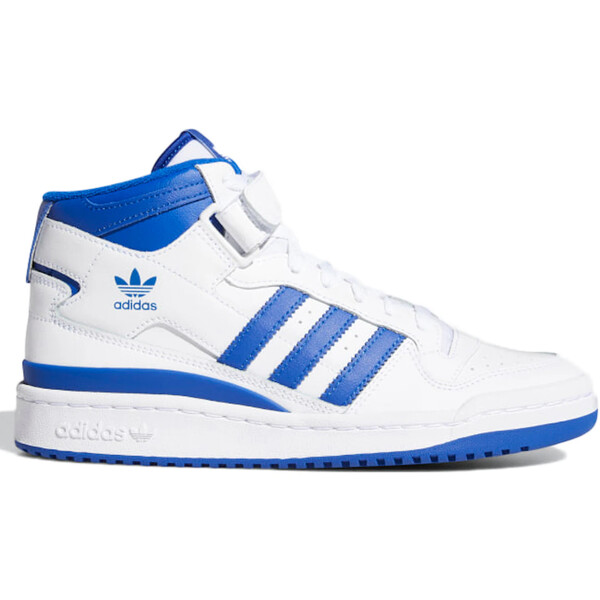adidas アディダス レディース スニーカー  【adidas Forum Mid White Royal Blue (Women\u0027s)】  大きさ US_6.5(23.5糎) Cloud White/Royal Blue/Cloud White