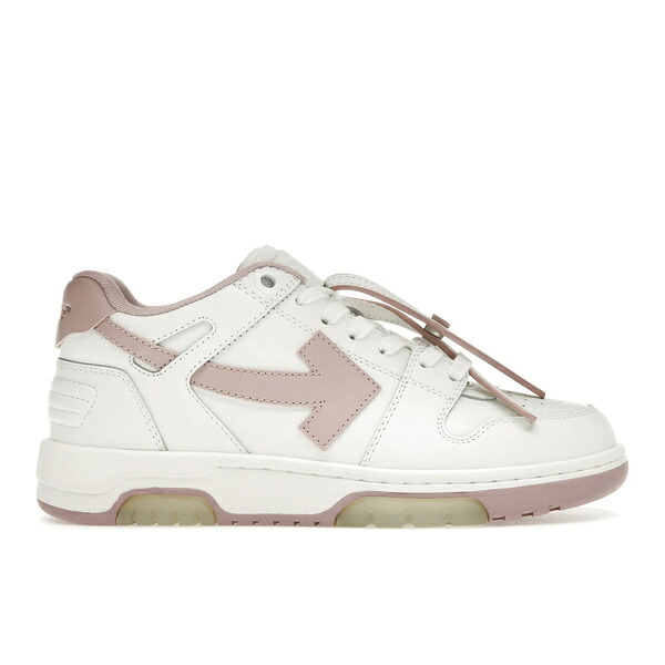 OFF-WHITE 象牙色 レディース スニーカー  【OFF-WHITE Out Of Office OOO Low Tops White Pink (Women\u0027s) 2023】  大きさ US_9(26.0糎) White/Pink