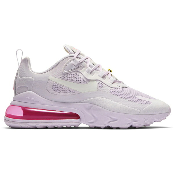 Nike ナイキ レディース スニーカー 【Nike Air Max 270 React Light Violet Digital Pink (Women's)】 サイズ US_7(24.0cm) Light Violet/Opti Yellow/Digital Pink/Sail|asty
