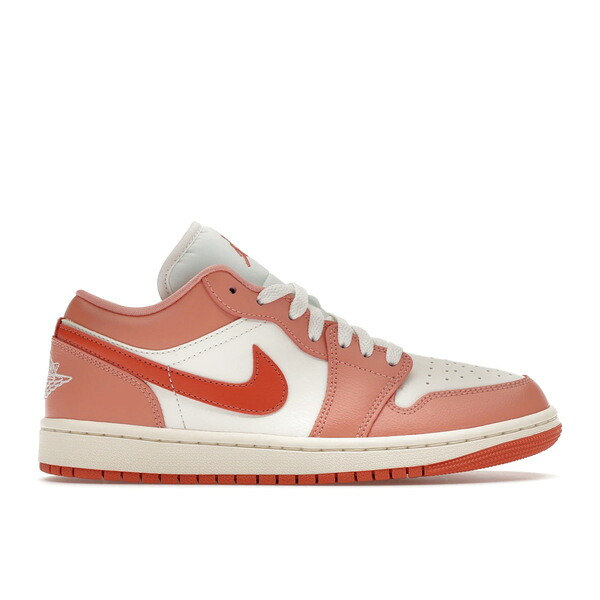 Jordan ジョーダン レディース スニーカー 【Jordan 1 Low Madder Root (Women's)】 サイズ US_6(23.0cm) Sail/Light Madder Root/Pale Ivory/Madder Root｜asty 26,838円