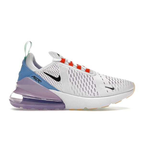 Nike ナイキ レディース スニーカー 【Nike Air Max 270 Nike 101 (Women's)】 サイズ US_5.5(22.5cm) White/Safety Orange/Green Glow/Black｜asty