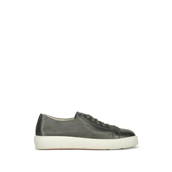 サントーニ レディース スニーカー シューズ Leather sneakers Grey