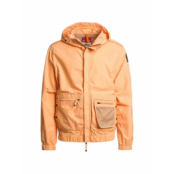 パラジャンパーズ メンズ ジャケット＆ブルゾン アウター Hooded front-pocket jacket Orange｜asty