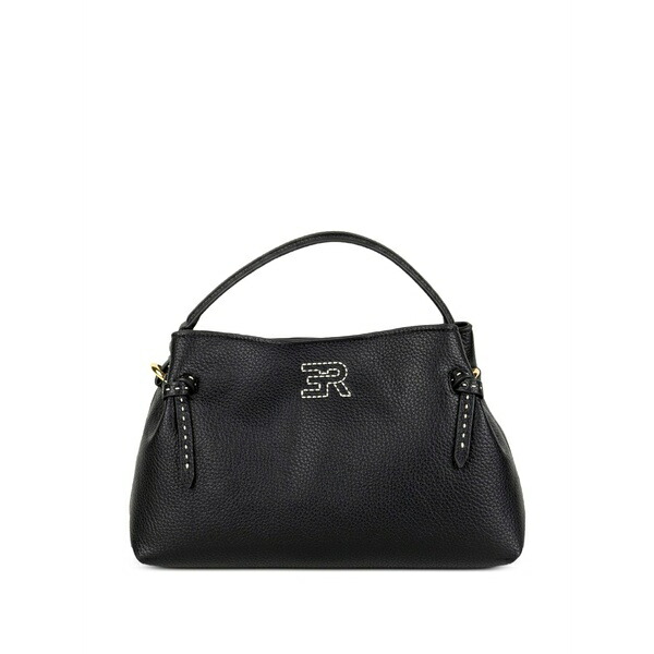 エルマンノ シェルヴィーノ レディース ショルダーバッグ 御徒面子 Logo-print shoulder bag Black