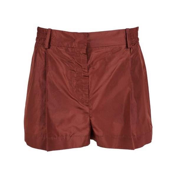 ヴァレンティノ ガラヴァーニ レディース カジュアルパンツ ボトムス Pressed-crease tailored shorts Brown｜asty
