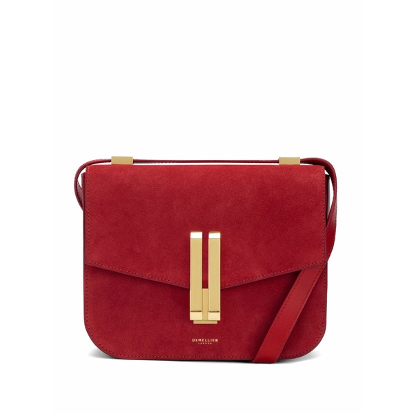 デメリエー レディース ショルダーバッグ 御徒面子 The vancouver suede cross body bag Red