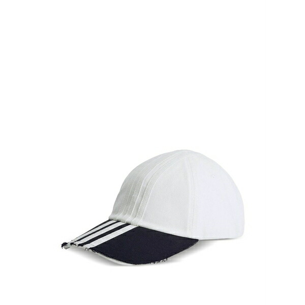 ワイスリー メンズ 帽子 アクセサリー 3-stripes baseball cap White｜asty 26,134円