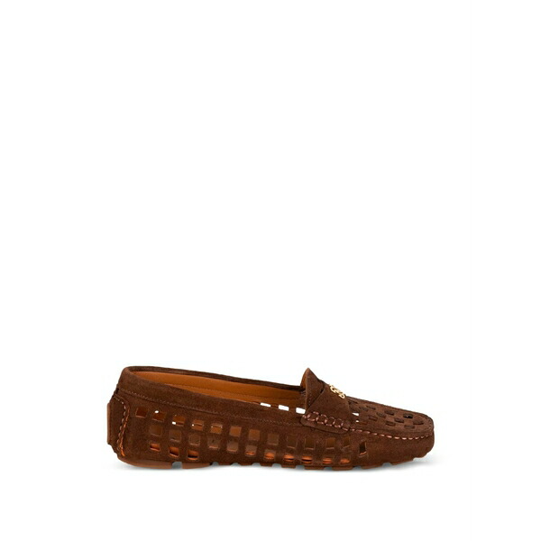 カサディ レディース スリッポン・ローファー シューズ Perforated loafers Brown