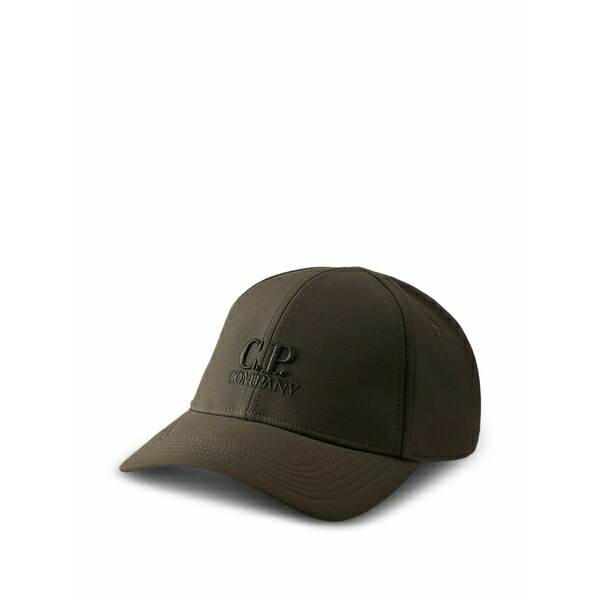 シーピーカンパニー メンズ 鳥打ち帽 付属物 Logo-embroidered baseball cap Grey