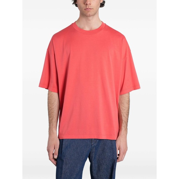 ロベルトコリーナ メンズ Tシャツ トップス Crew-neck short-sleeve t-shirt Red｜asty