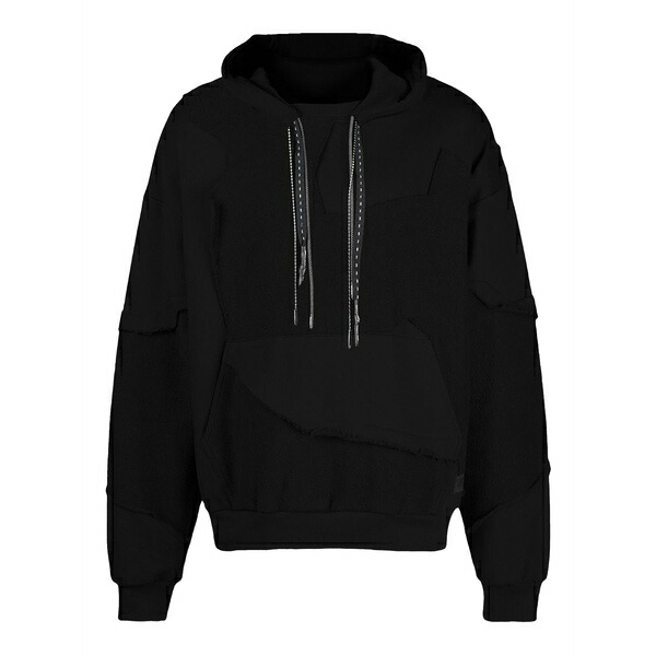 ミストリーハードレアリシーン メンズ パーカー・スウェットシャツ アウター Cut me up hoodie Black