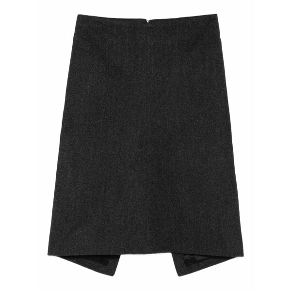 トーテム レディース スコート ボトムス Twill suit MIDI skirt Grey