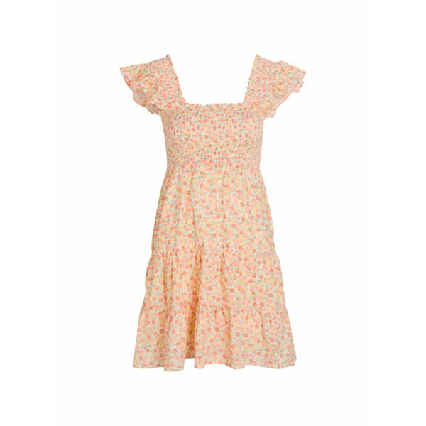 リキソー レディース ワンピース トップス Shirred-bodice dress Neutrals|asty