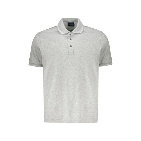 ポールアンドシャーク メンズ スポーツシャツ トップス Short-sleeve cotton polo shirt Grey