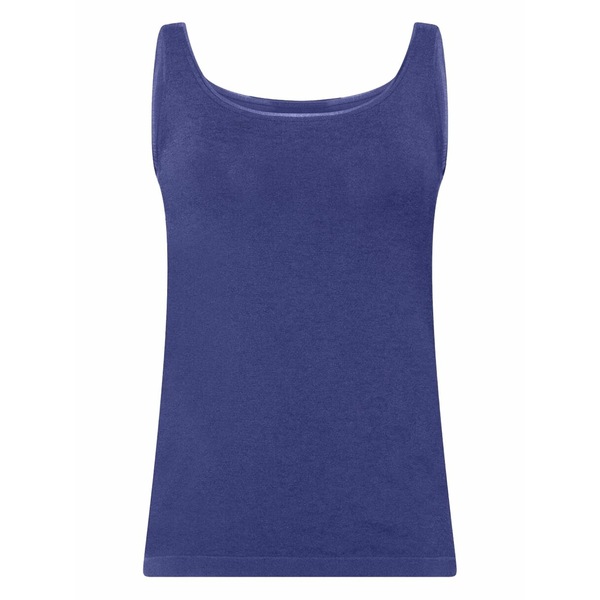 ウォルフォード レディース カットソー トップス Scoop-neck sleeveless tank top Blue