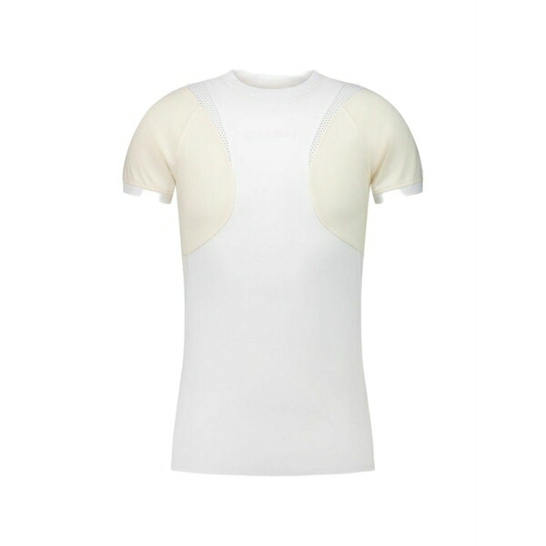 ゲーエムベーハー メンズ プルオーバー トップス Robin patchwork t-shirt Neutrals