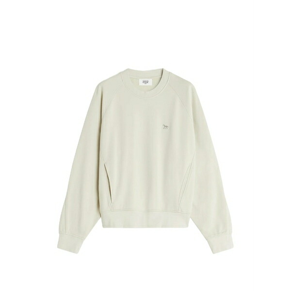 住み家 稲荷 レディース 編み物\u0026プルオーバー アウター Logo-patch raglan-sleeve sweater Neutrals