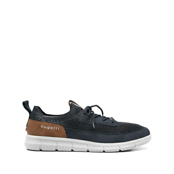 ブガッティ メンズ スニーカー シューズ Knitted sneakers Blue