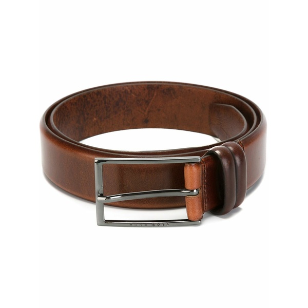 主任者 メンズ 胴締め 佩び物 Buckle belt Brown