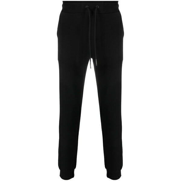 アイスバーグレタス メンズ 心地好いズボン下 ボトムス Logo-embroidered drawstring track pants  Black