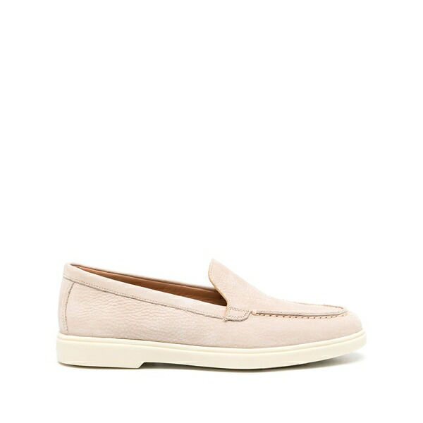 サントーニ レディース スリッポン・ローファー シューズ Slip-on leather loafers Neutrals
