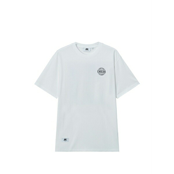 黒茶 メンズ ティーシャツ トップス Logo-print t-shirt White