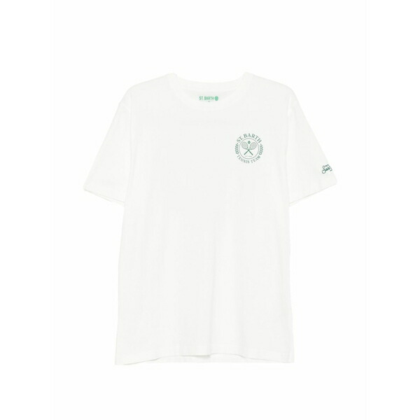 エムシーツーセイントバース メンズ ティーシャツ トップス Portland logo-print short-sleeve t-shirt White