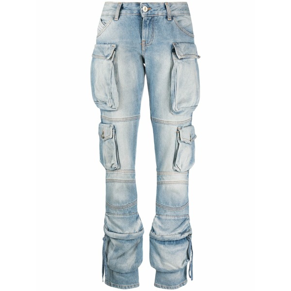 ジ アティコ レディース ジーンズズボン下 ボトムス Essie cargo jeans Blue