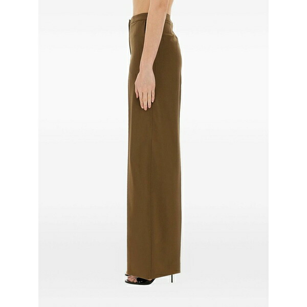 PTトリノ レディース 心地好いズボン下 ボトムス Wide-leg trousers Brown
