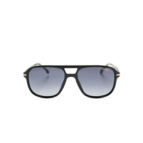 カレーナ メンズ サングラス・アイウェア 付属物 Pilot-frame sunglasses Black