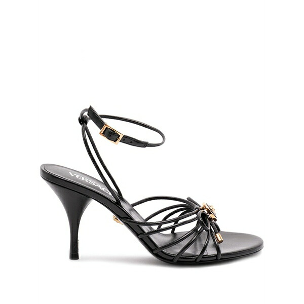 ヴェルサーチ レディース サンダル シューズ 85粍 opera bow sandals Black