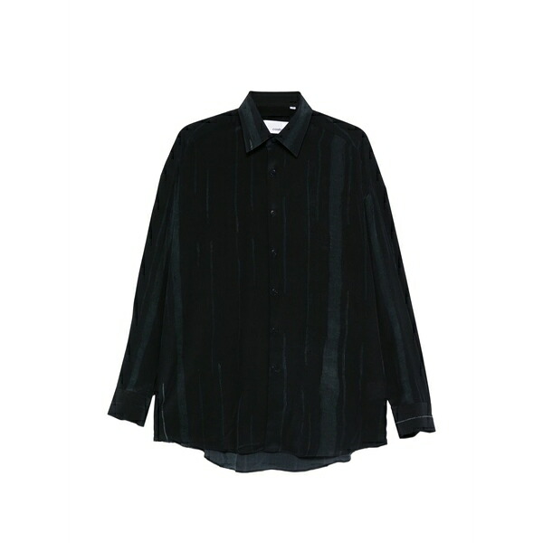お召しものメイン メンズ プルオーバー トップス Buttoned shirt Blue